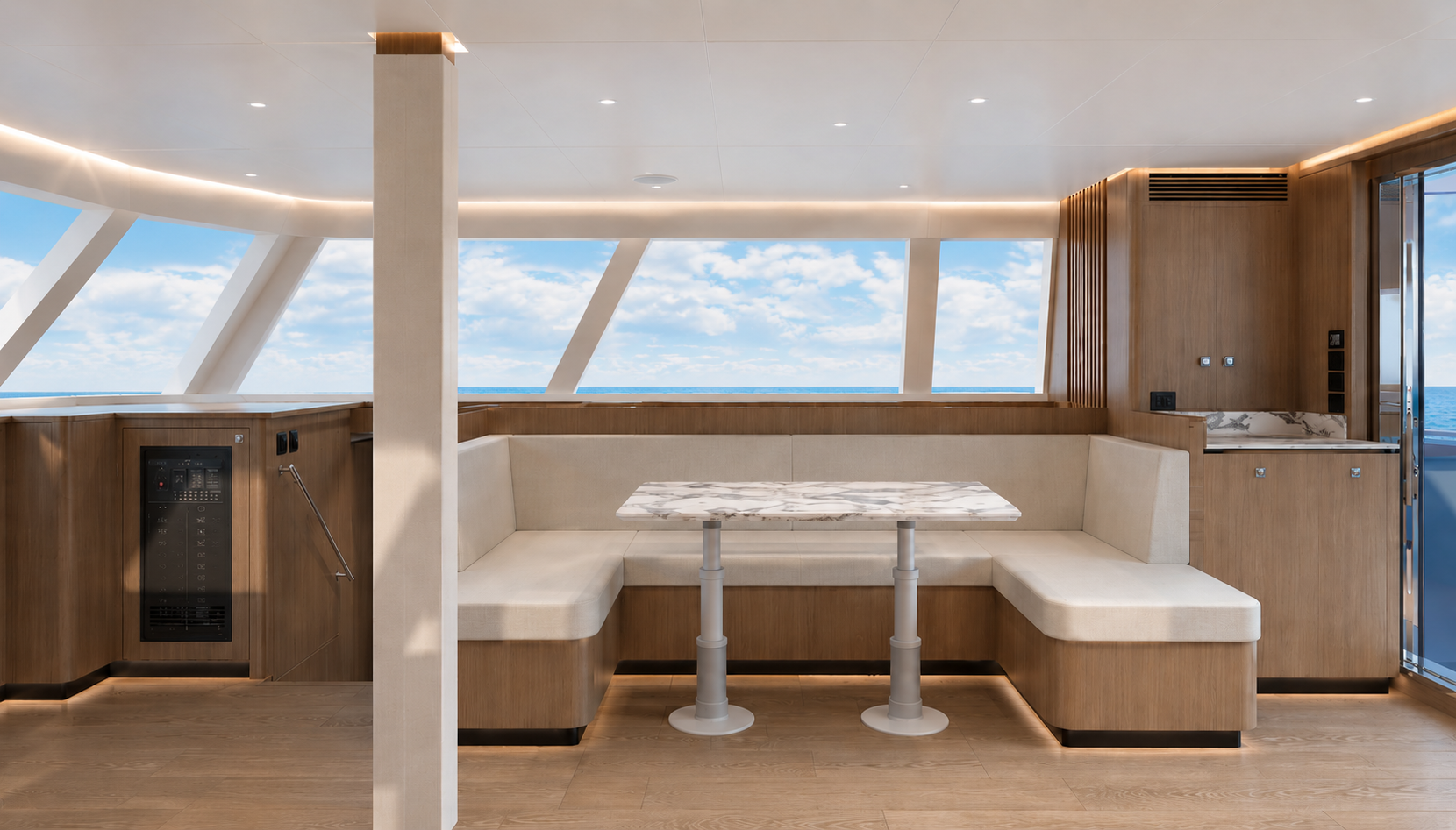 Salon looking starboard